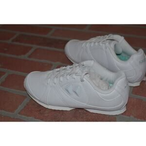 Kaepa Cheerleading Shoes Womens Size 4 White Style 6315 W/ Color Snap Ons NEW